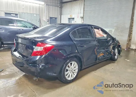 2012 Honda Civic Ex from USA, damaged, VIN 19XFB2F87CE001719